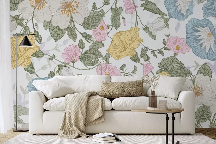 Papier peint Fleurs w04490
