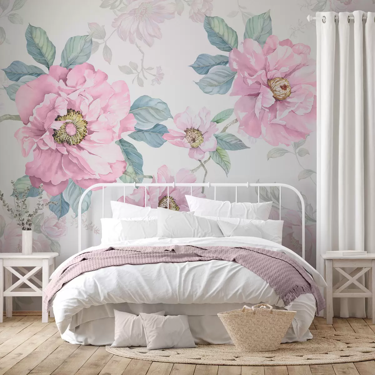 Papier peint Fleurs en fleurs w04491