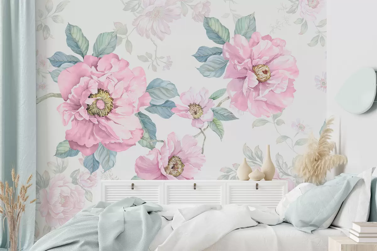 Papier peint Fleurs en fleurs w04491