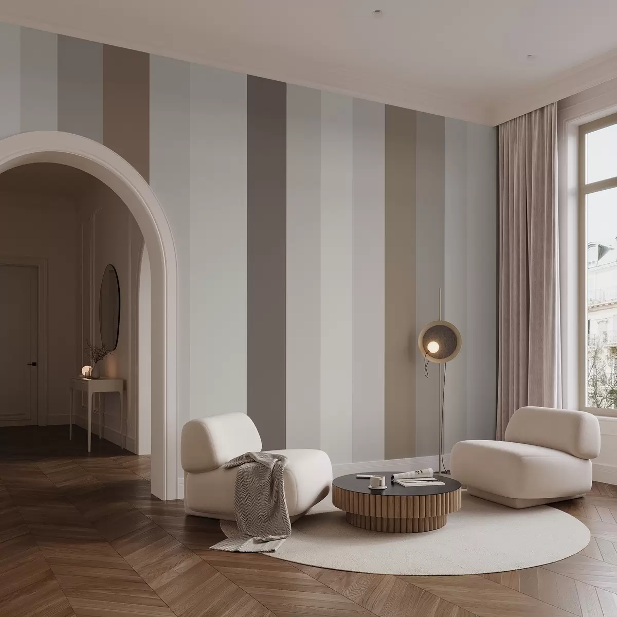 Papier peint Lignes w04478