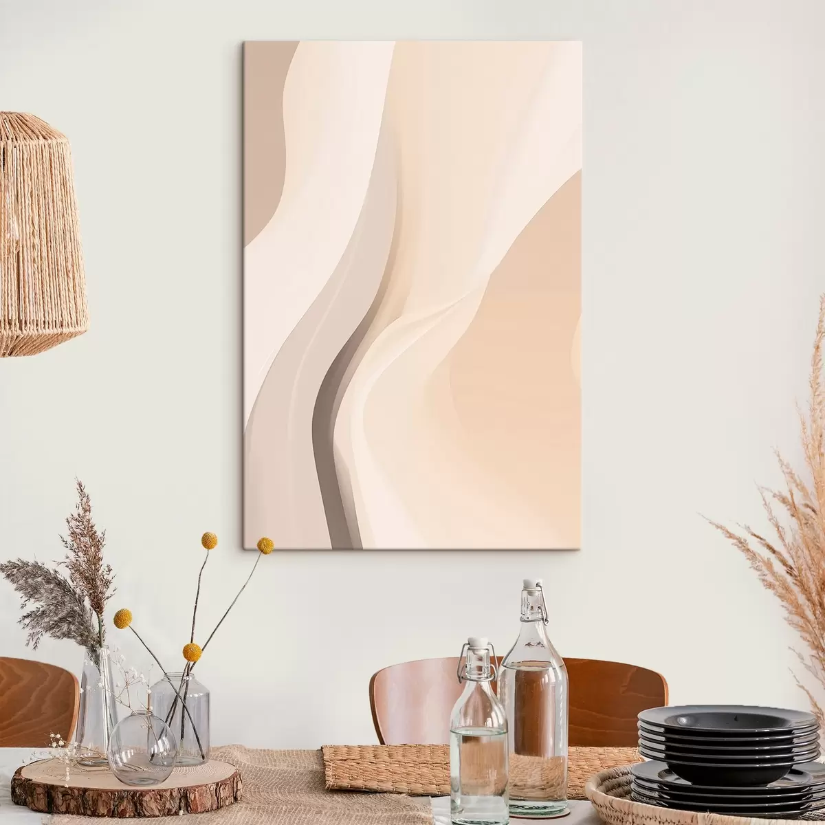 Tableau Lignes abstraites s45628