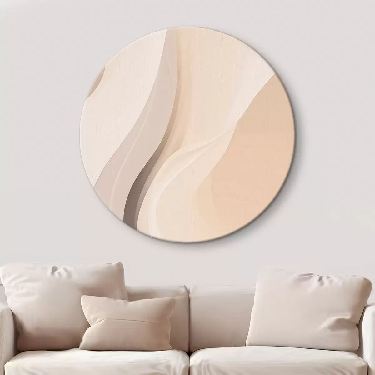 Tableaux rondes Lignes abstraites r45628