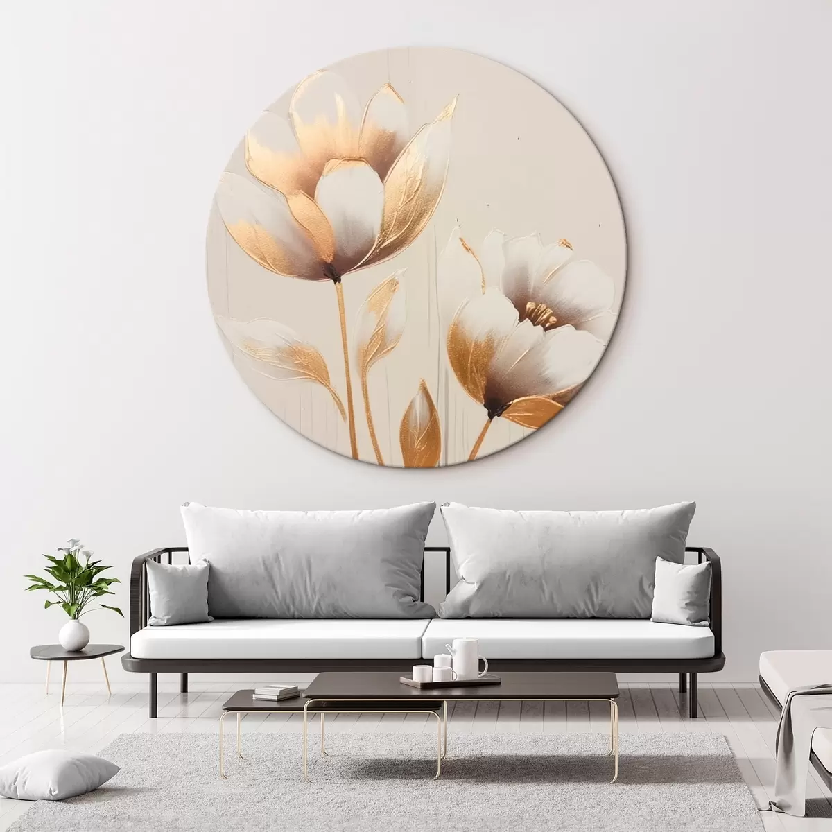 Tableaux rondes Lily r45630