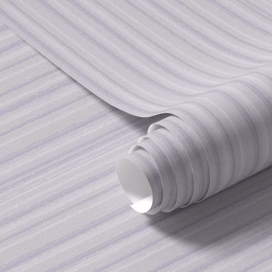 Papier peint Rayures lavande dans des tons pastel a00511