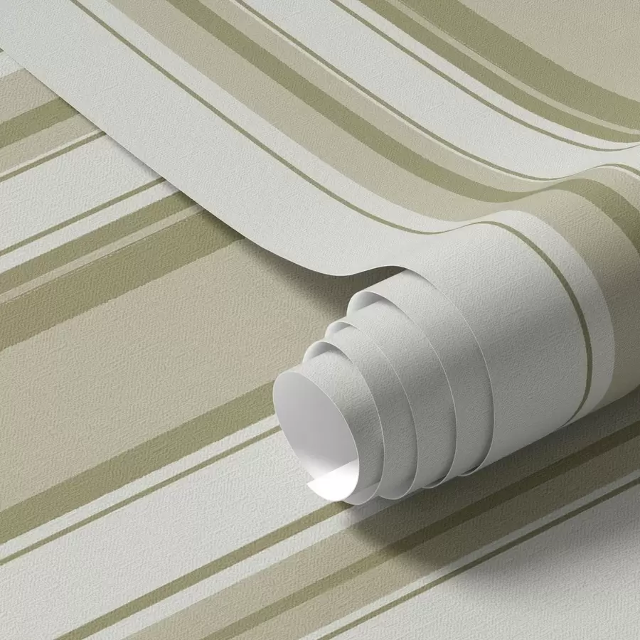 Papier peint Fond crème avec des rayures gris-beige de différentes largeurs a00521