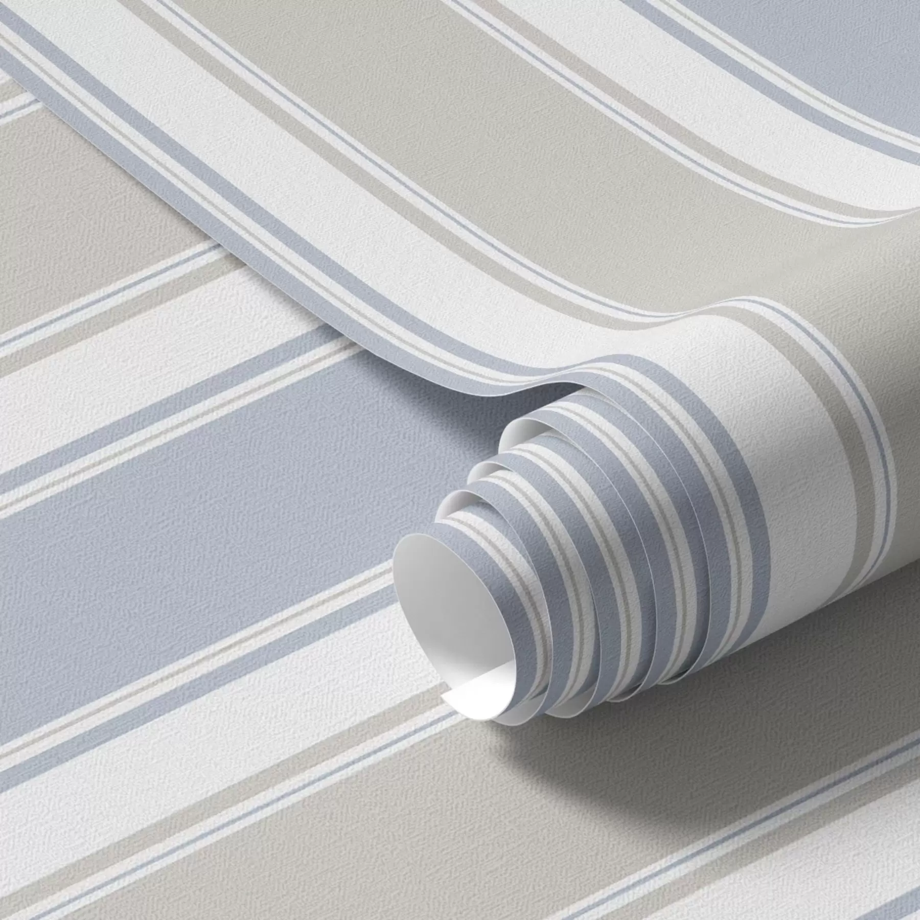 Papier peint Combinaison de larges bandes grises et bleues a00557
