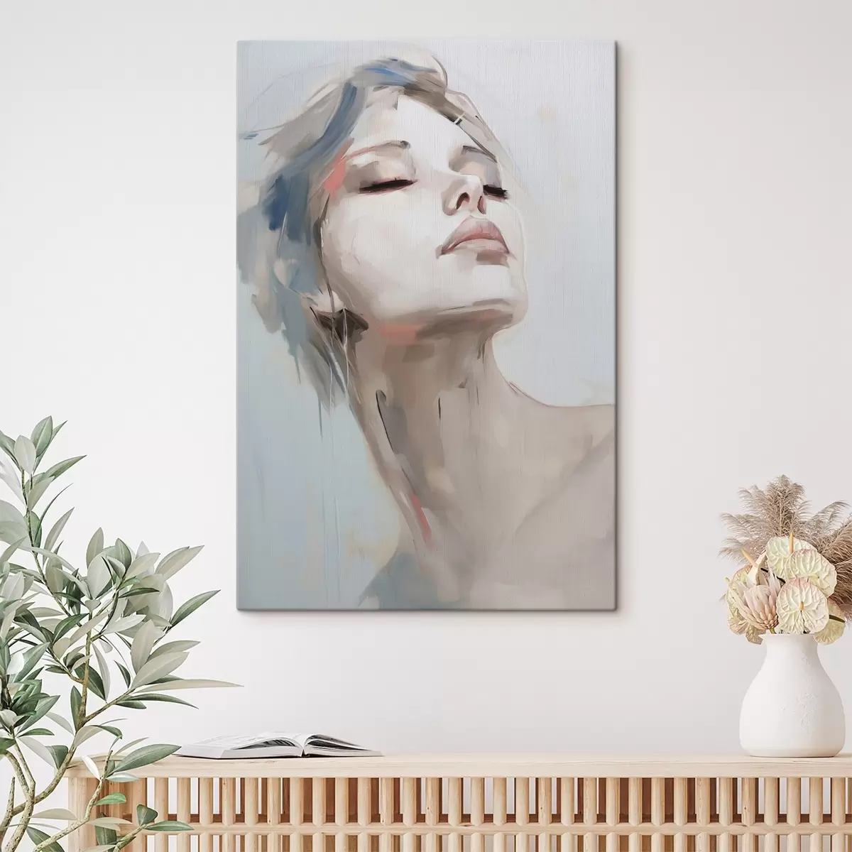 Tableau Portrait d'une jeune fille s45671