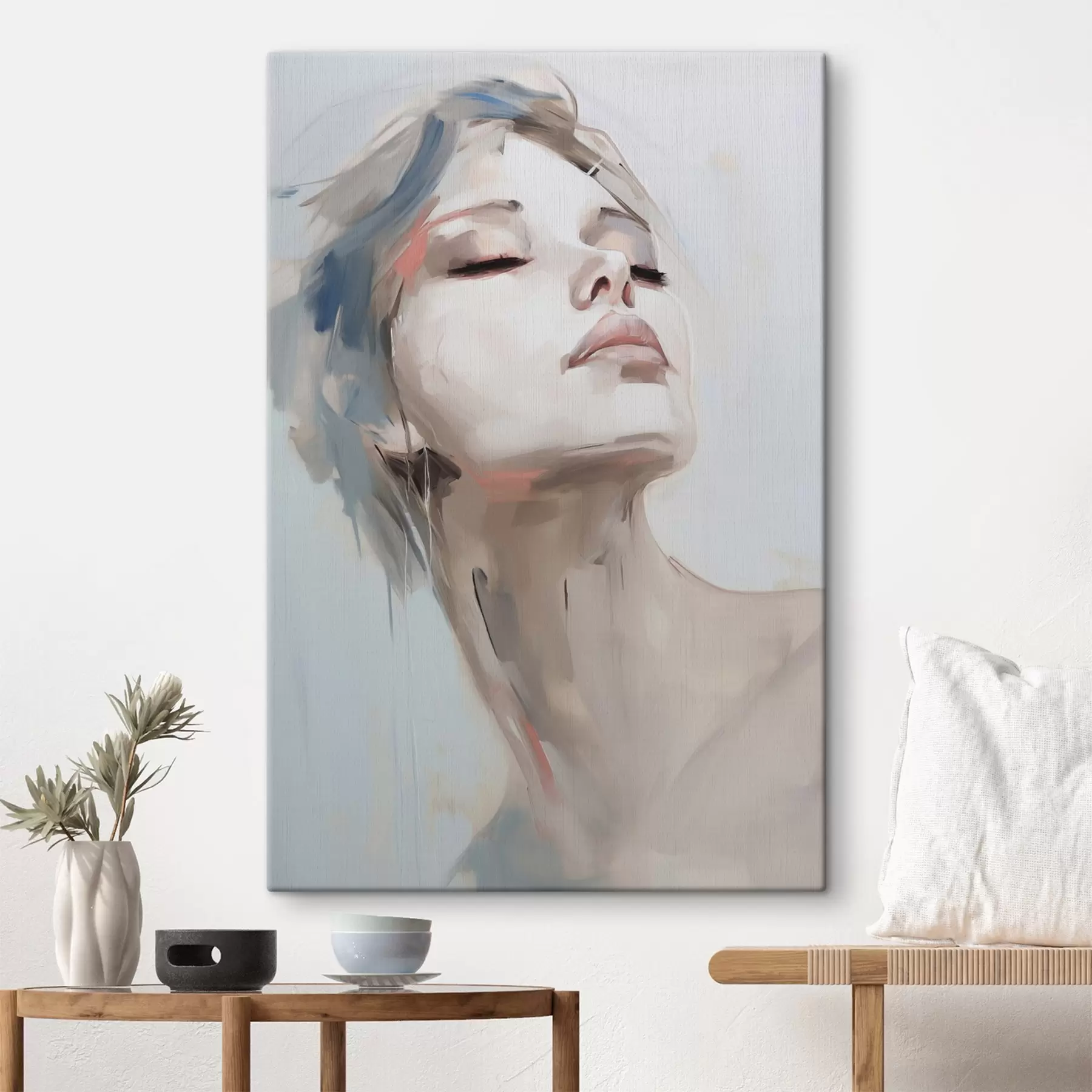 Tableau Portrait d'une jeune fille s45671