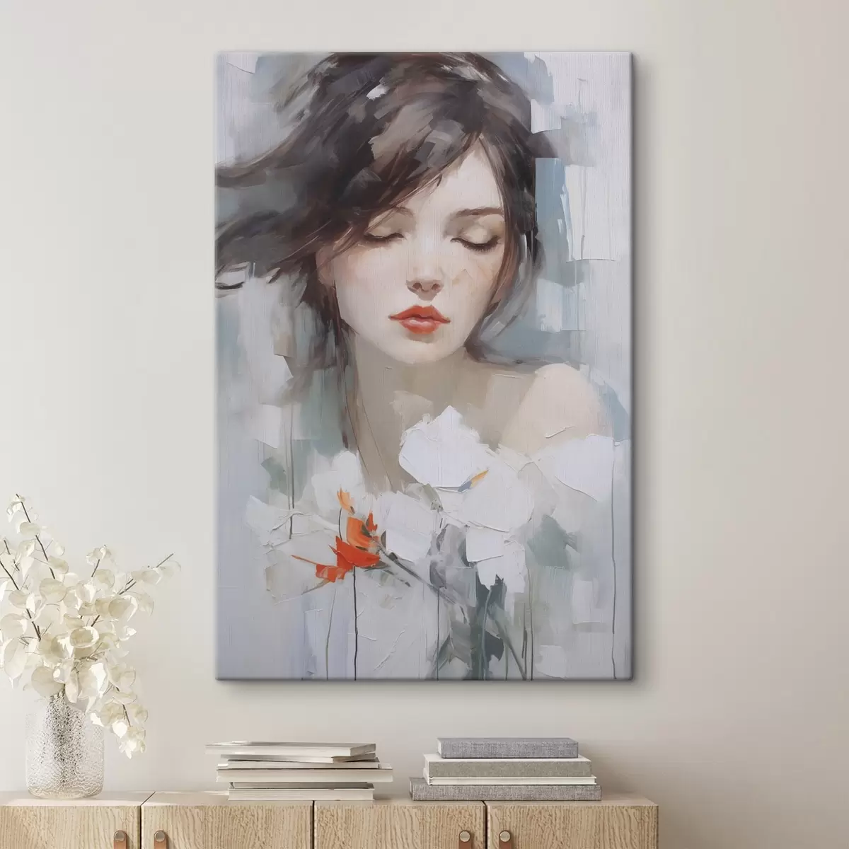 Tableau Portrait d'une femme s45672