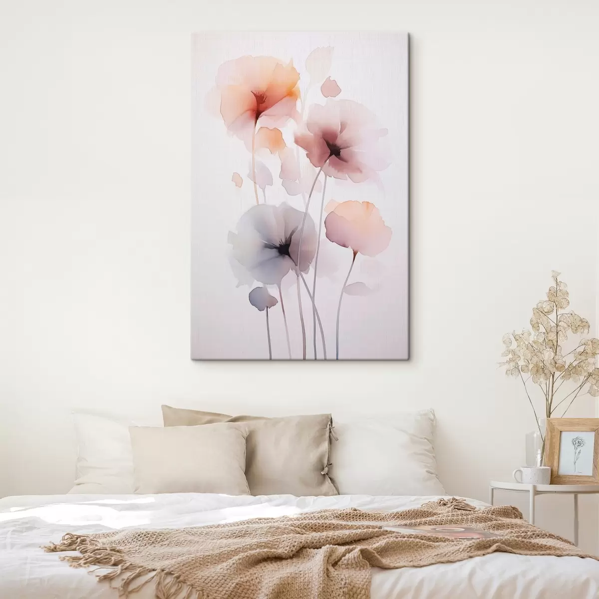 Tableau Fleurs abstraites s45682