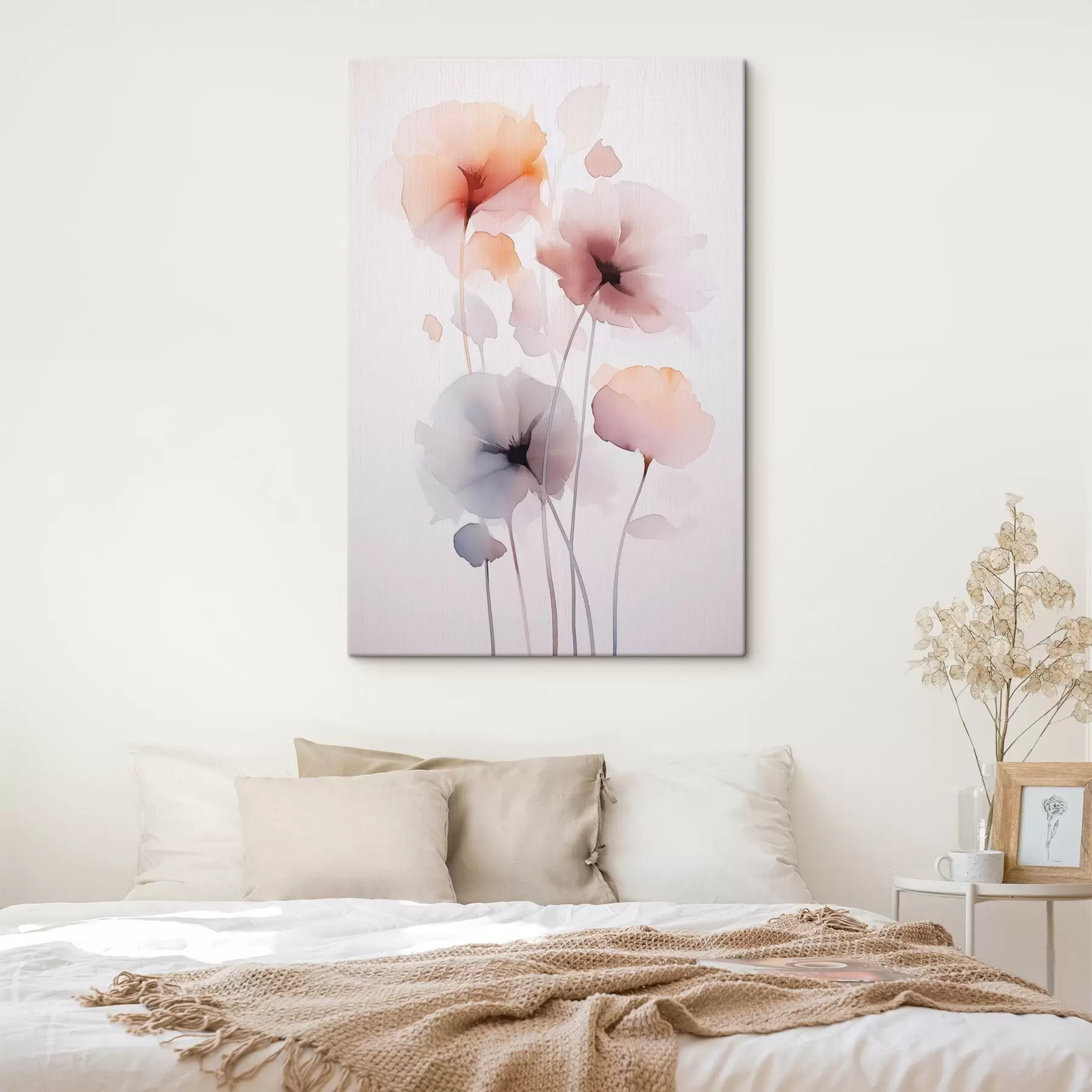 Tableau Fleurs abstraites s45682