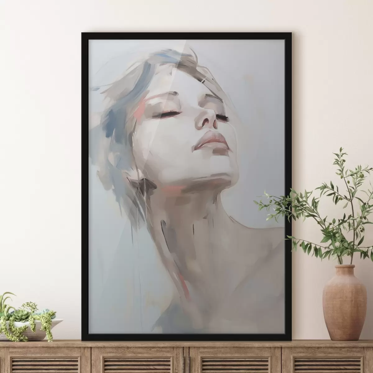 Poster Portrait d'une jeune fille f45671