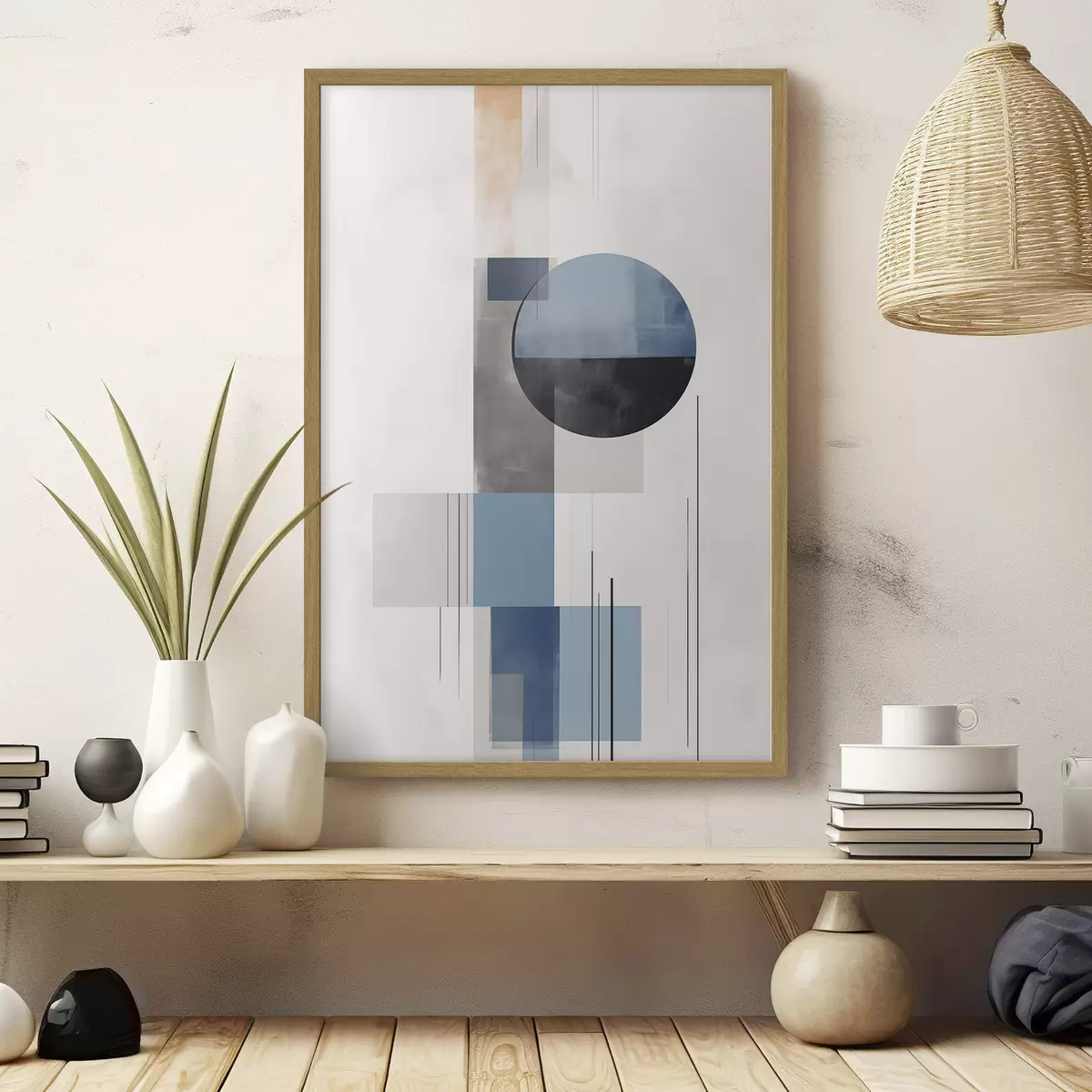 Poster Abstraction géométrique f45680