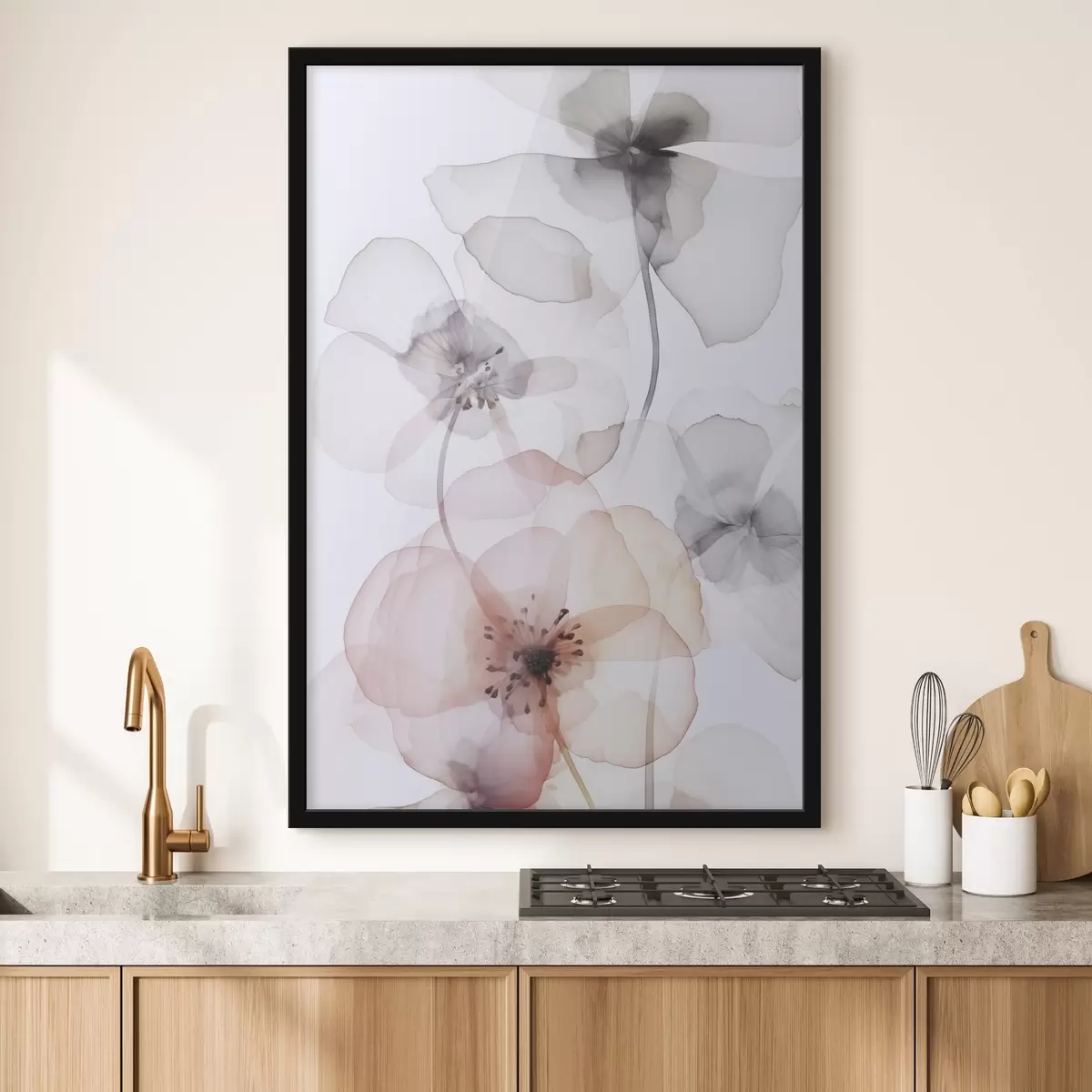 Poster Fleurs imitation aquarelle f45681