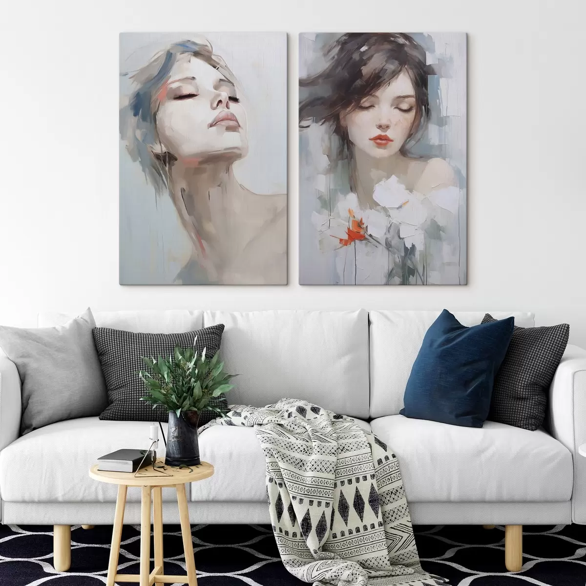 Tableau Portrait d'une femme m00675