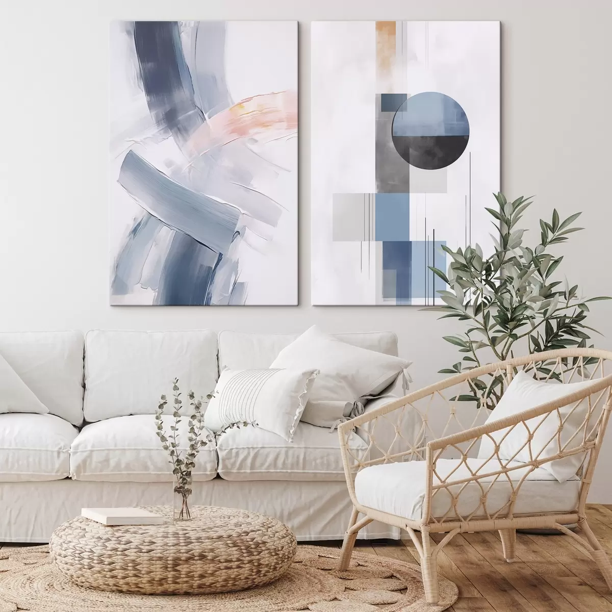 Tableau Abstraction géométrique m00679