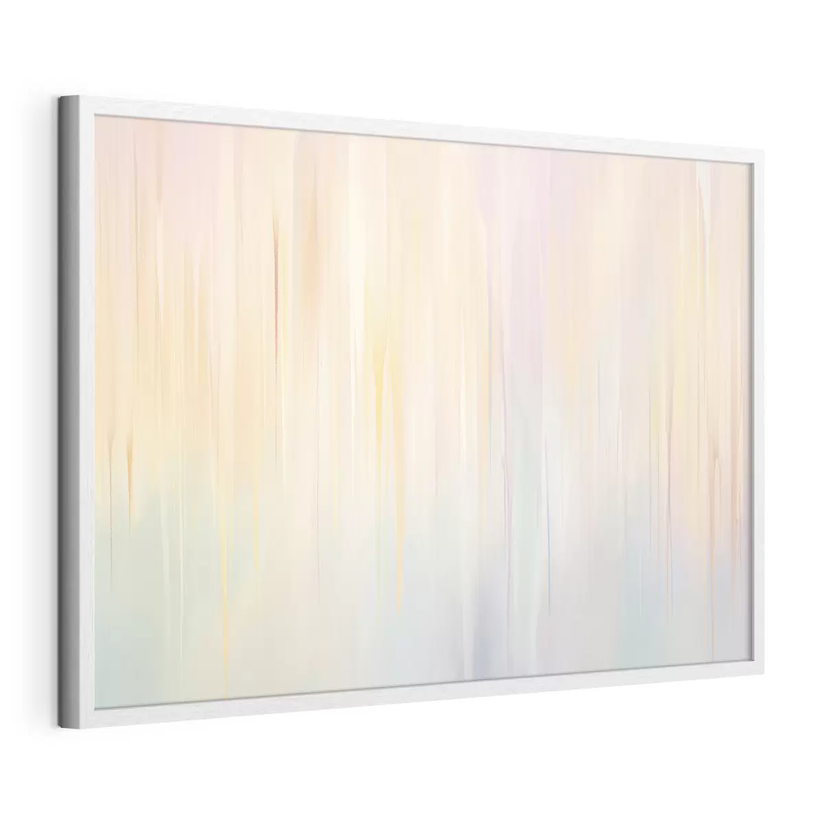 Poster Rayures verticales abstraites dans des tons pastel f45508