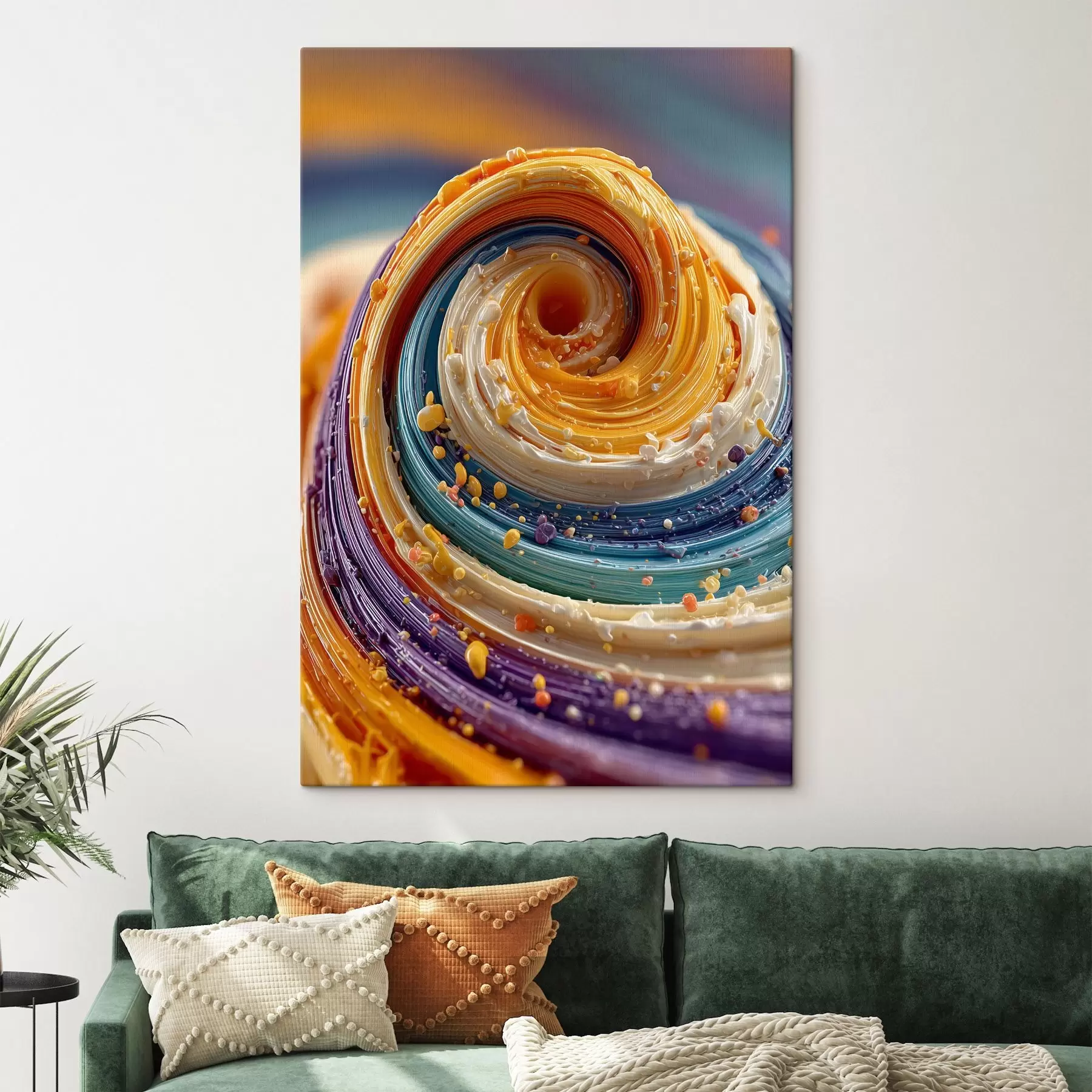 Tableau Tourbillon multicolore s45639