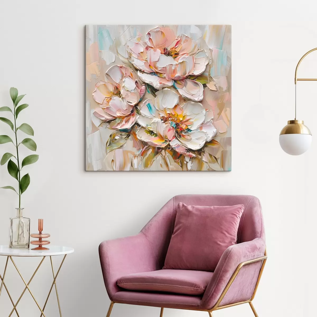 Tableau Grandes fleurs s45746