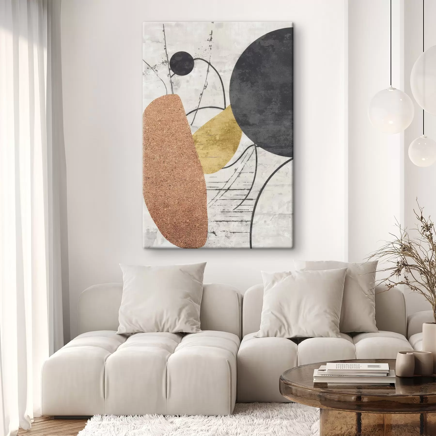 Tableau Abstrait contemporain s45751