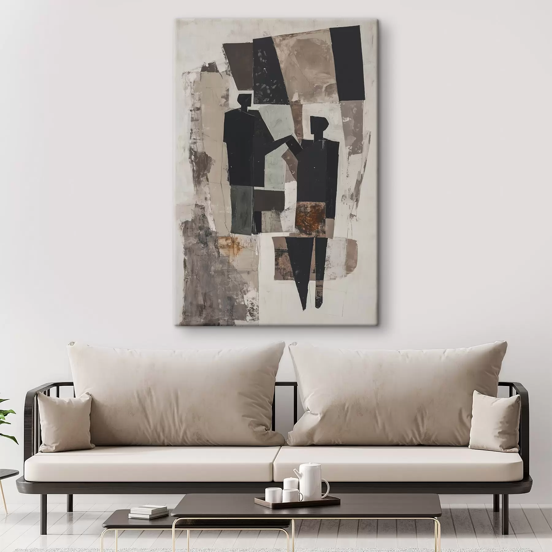 Tableau Figures abstraites d'un couple s45776