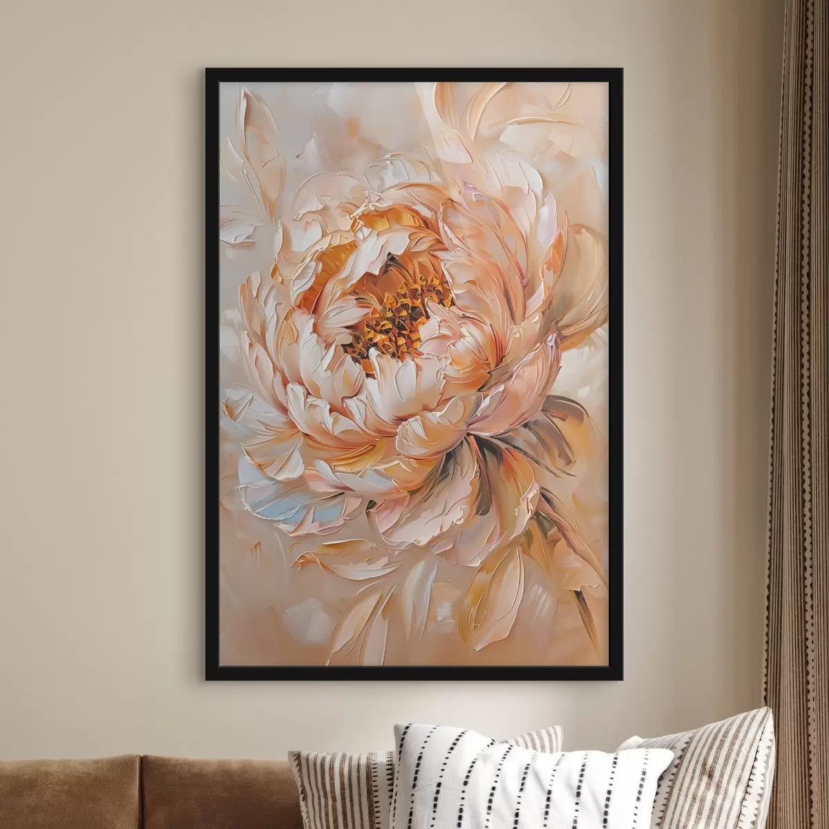 Poster Pivoine abstraite délicate f45591