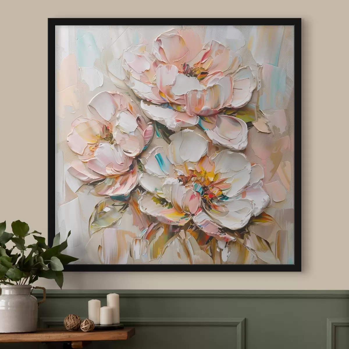 Poster Grandes fleurs f45746
