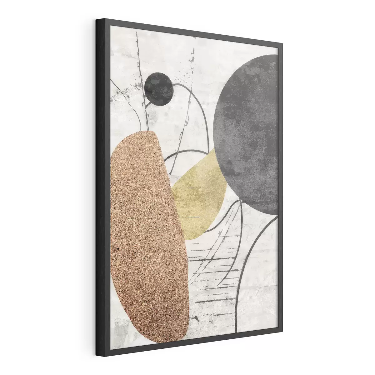 Poster Abstrait contemporain f45751