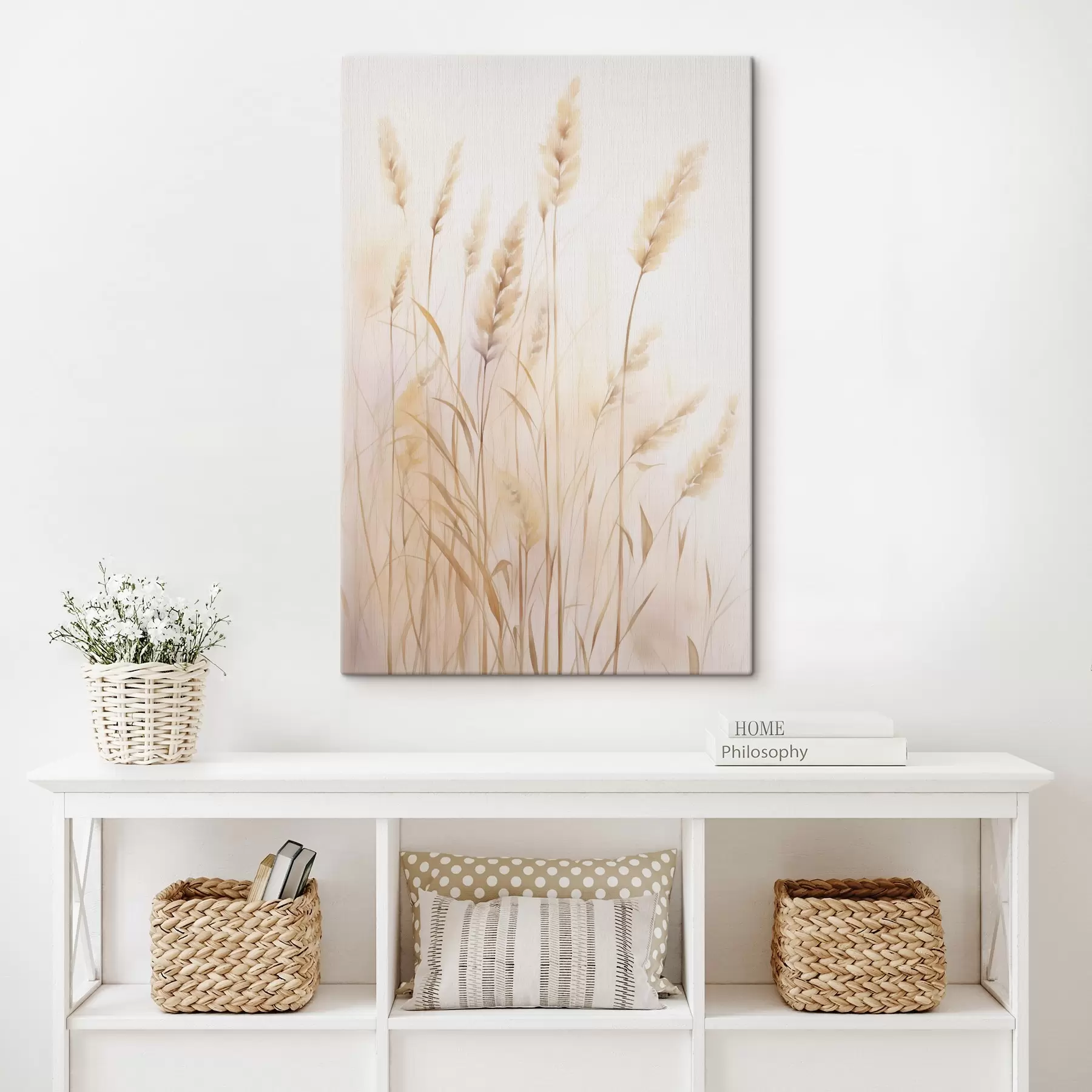 Tableau Imitation aquarelle de spikelets s45761