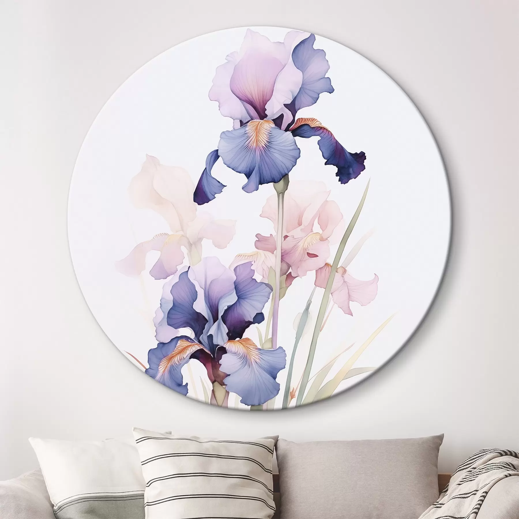 Tableau Iris imitation aquarelle r45762