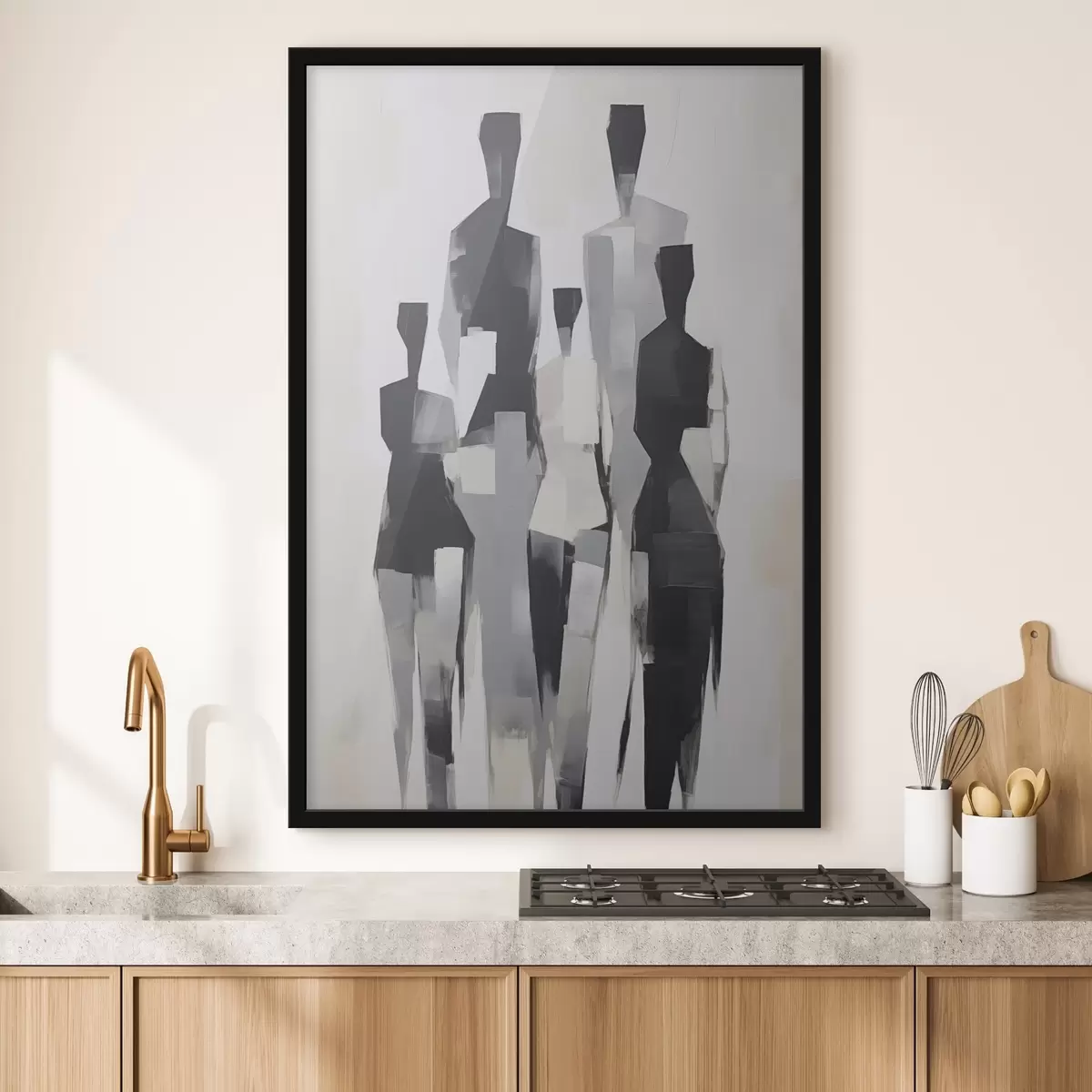 Poster Silhouettes abstraites f45759