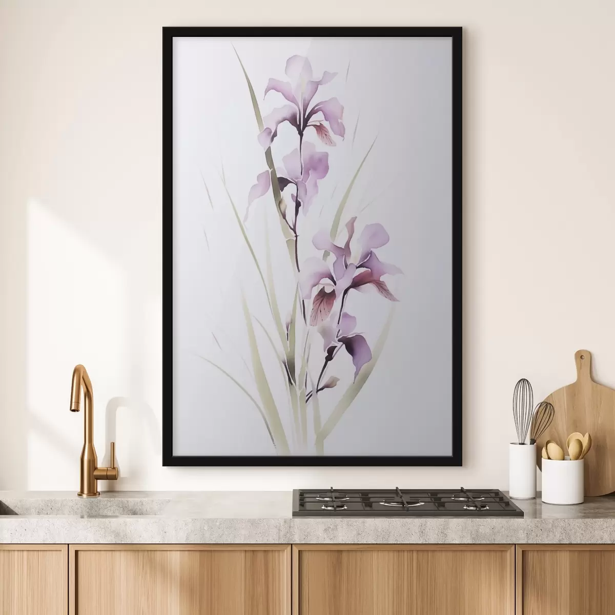 Poster Fleurs imitation aquarelle f45763