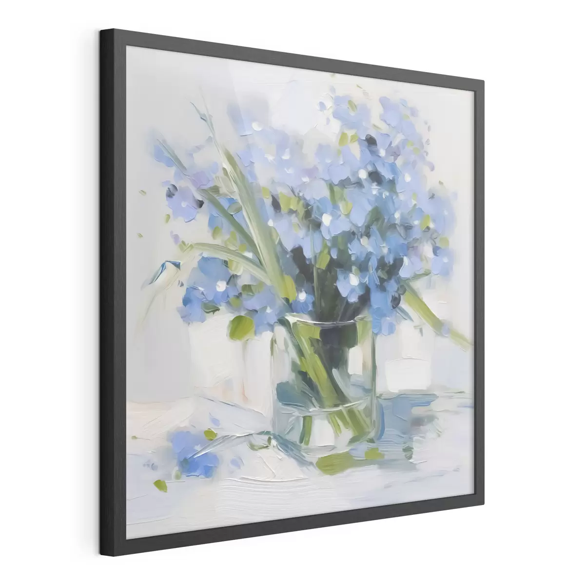 Poster Fleurs délicates dans un vase en verre f45773