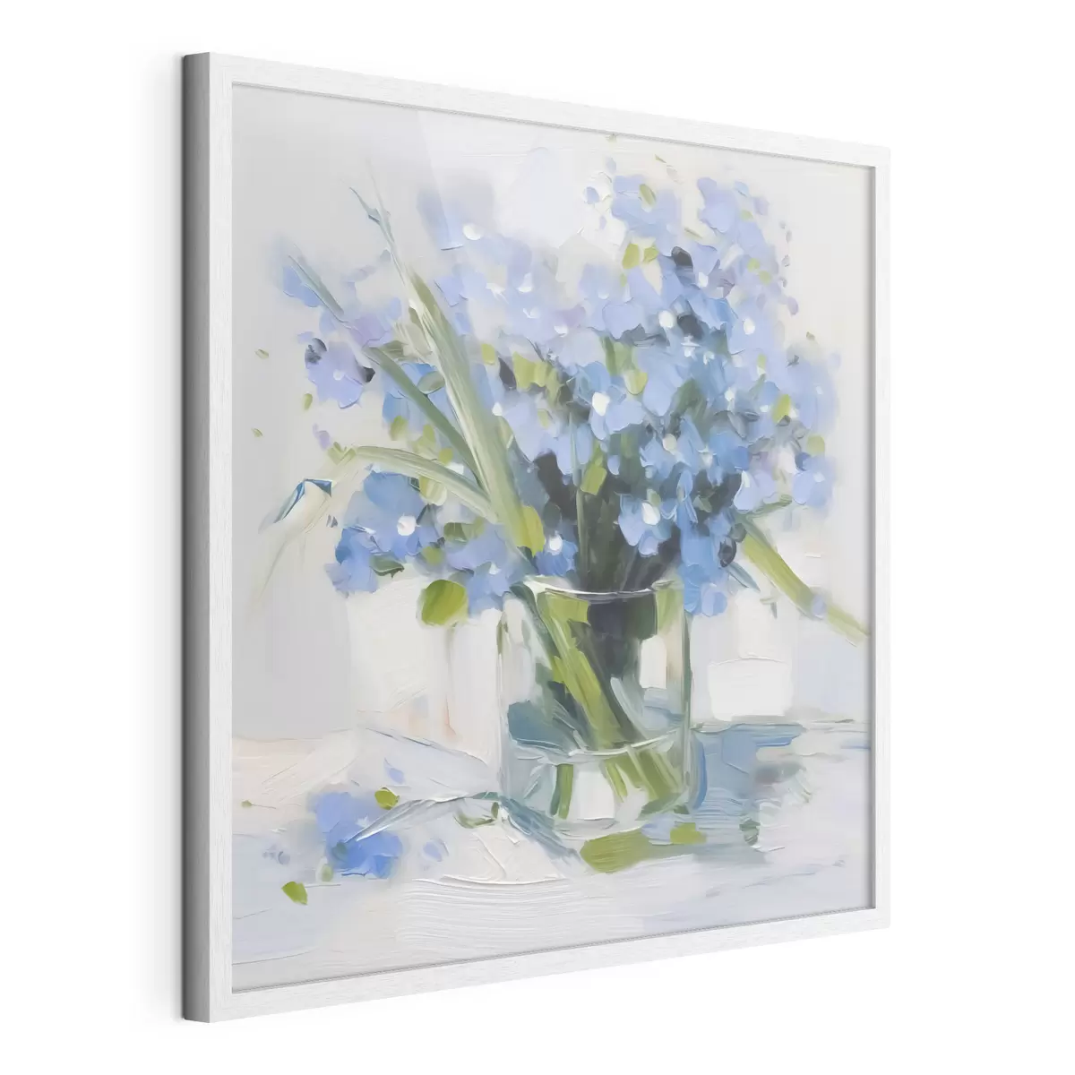 Poster Fleurs délicates dans un vase en verre f45773
