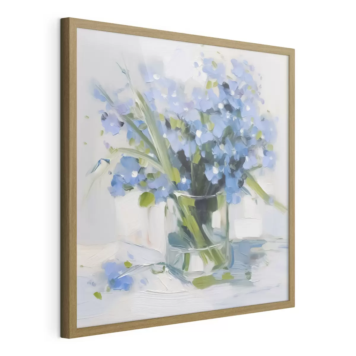 Poster Fleurs délicates dans un vase en verre f45773