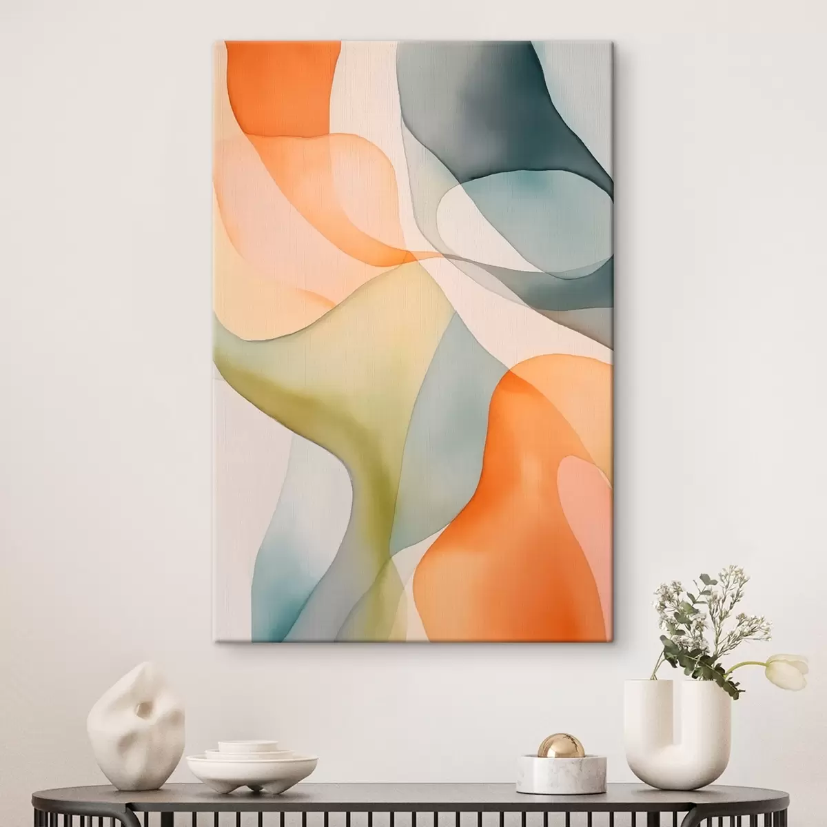 Tableau Vagues abstraites s45785