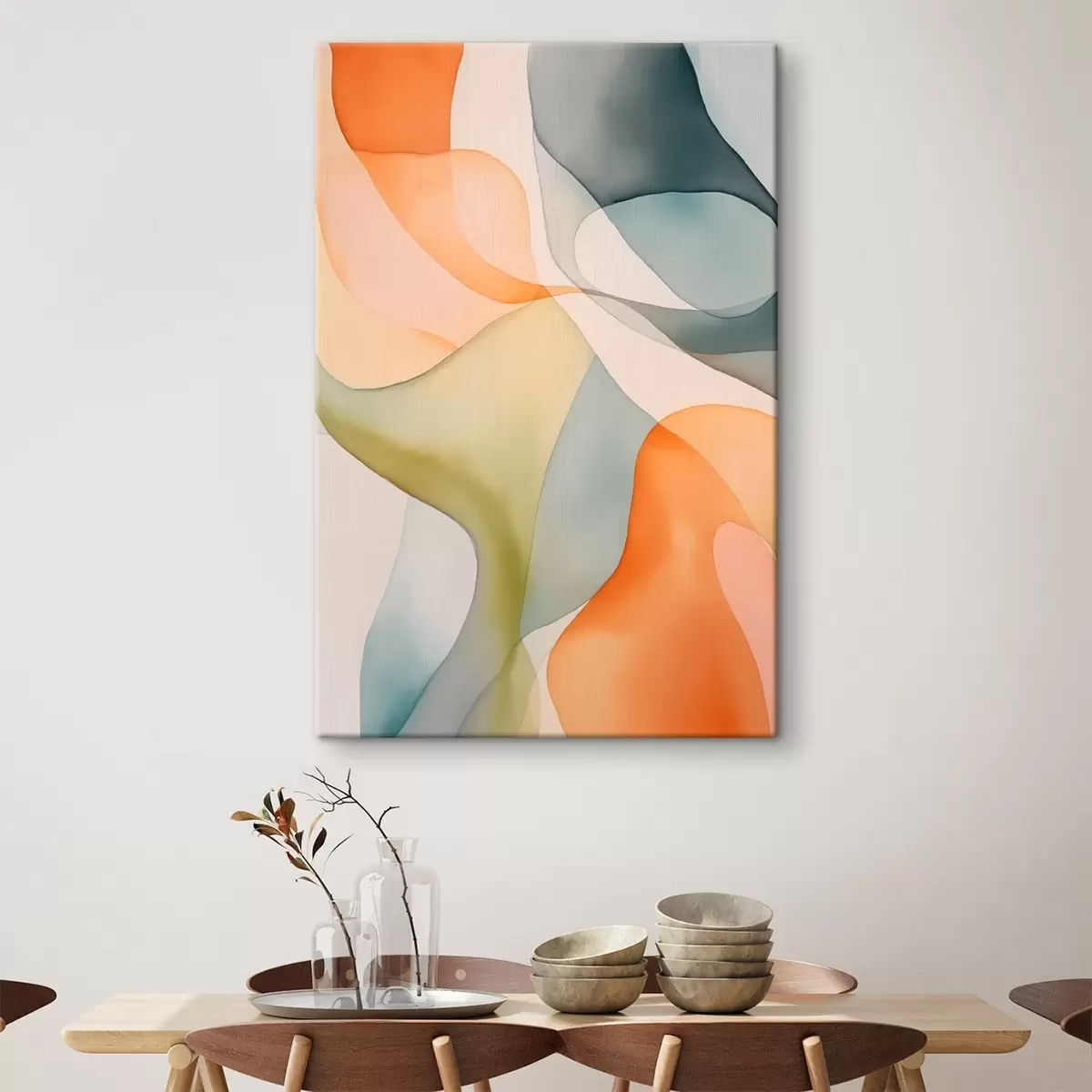 Tableau Vagues abstraites s45785