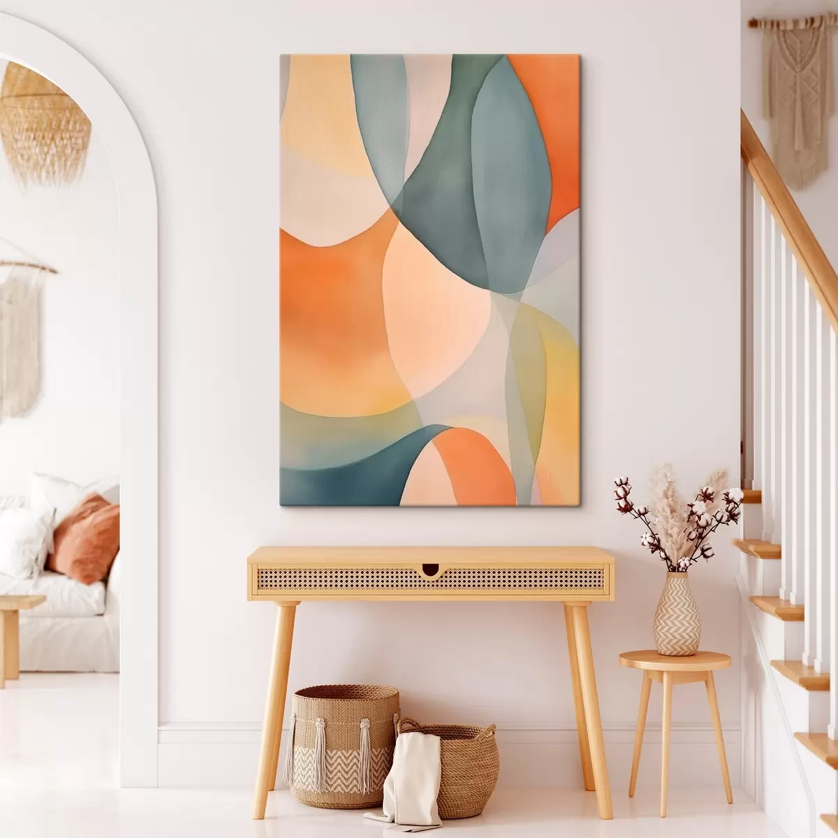 Tableau Vagues abstraites s45787