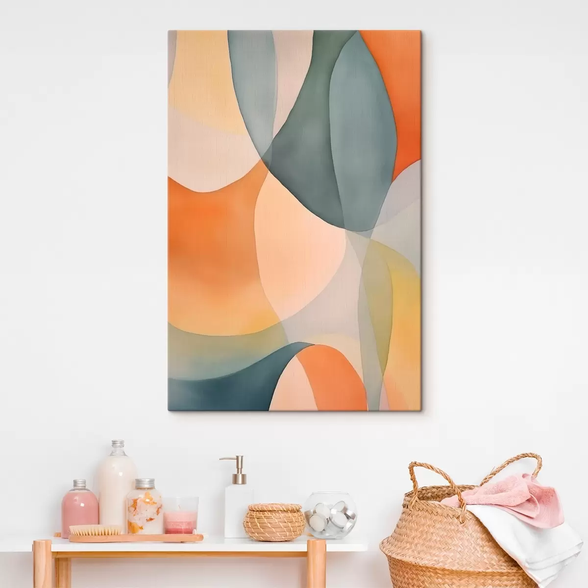 Tableau Vagues abstraites s45787