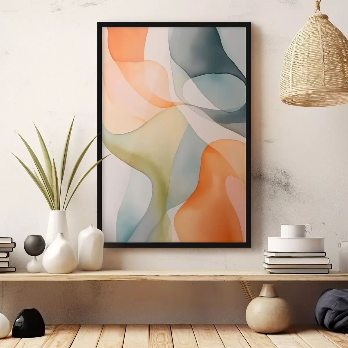 Poster Vagues abstraites f45785
