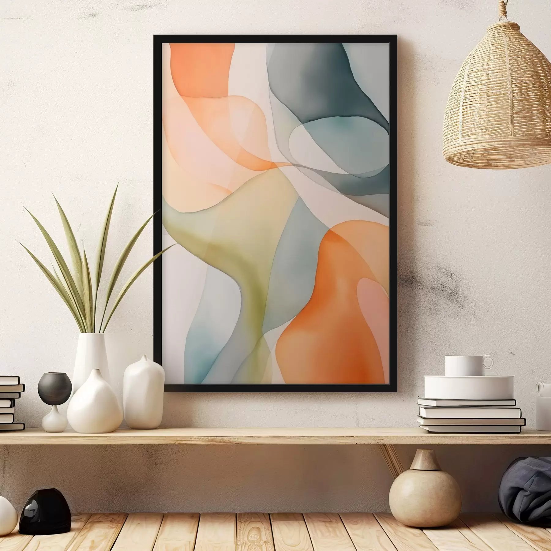 Papier peint Vagues abstraites f45785
