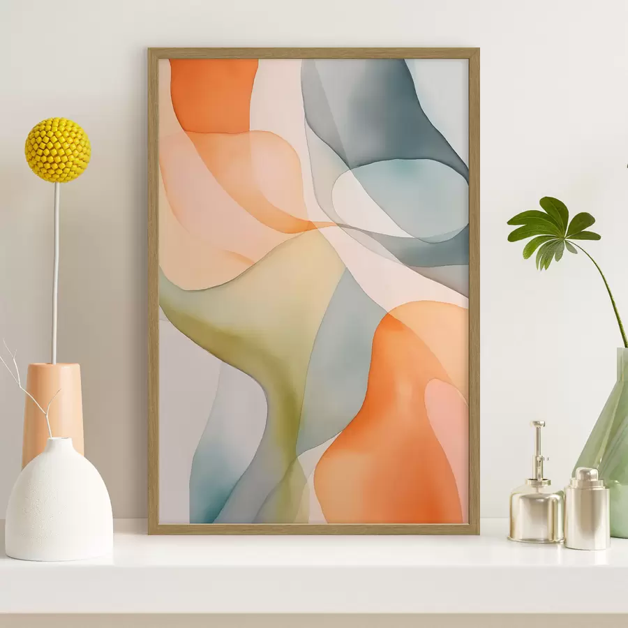 Papier peint Vagues abstraites f45785