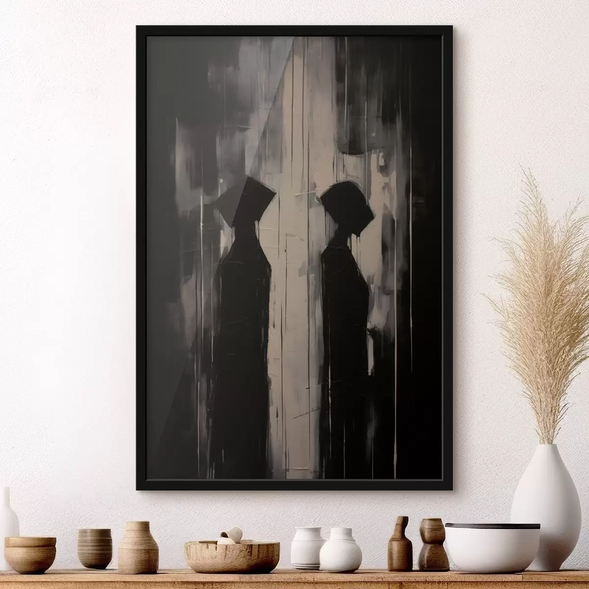 Poster Deux silhouettes f45788