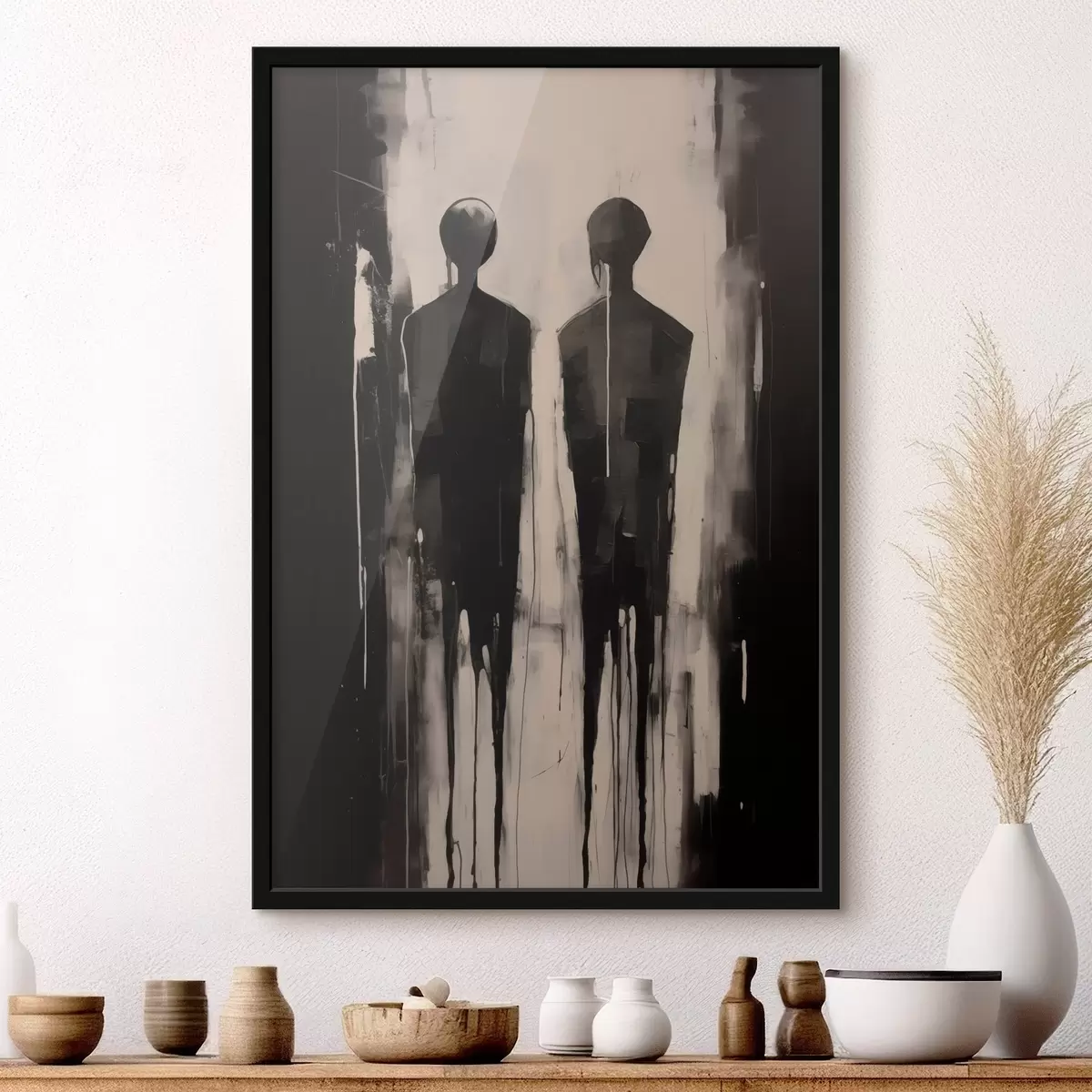 Poster Deux silhouettes f45789