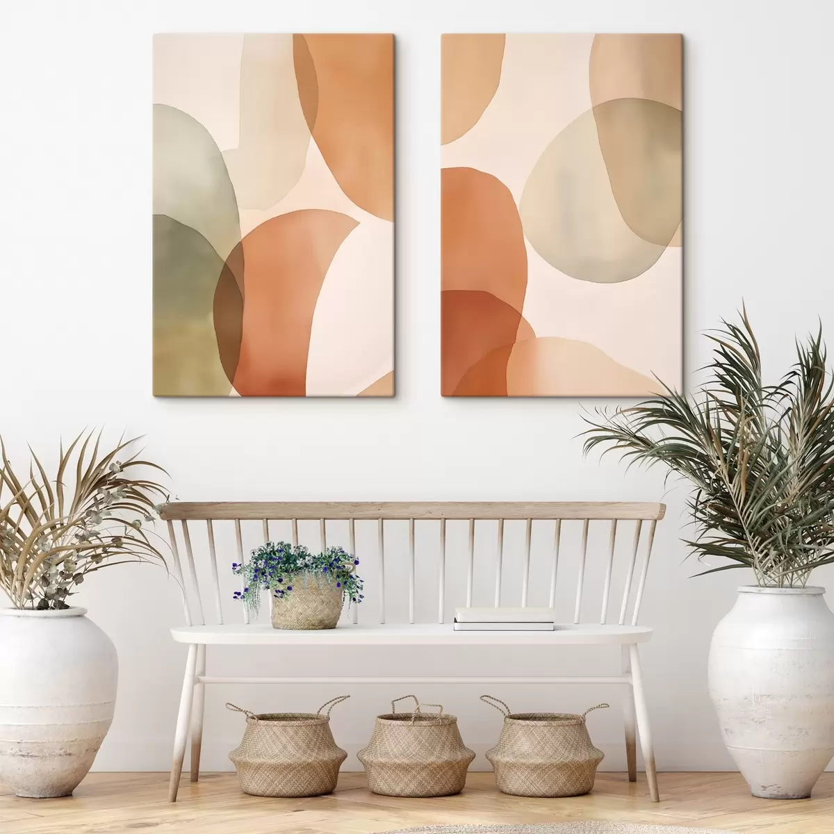 Tableau Cercles abstraits colorés m00731