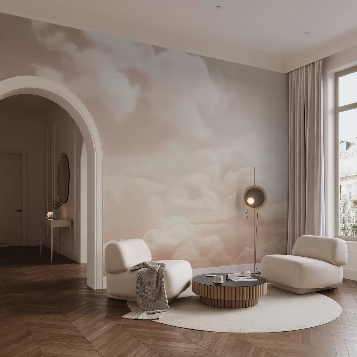 Papier peint Nuages w04542