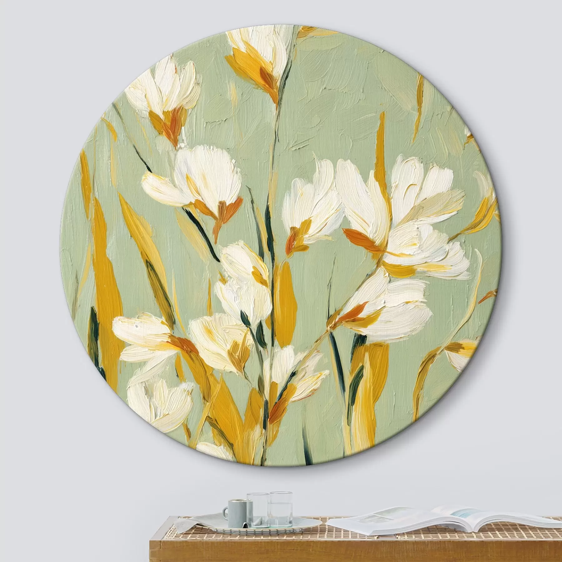 Tableau Composition lumineuse dans un style volumétrique r45264