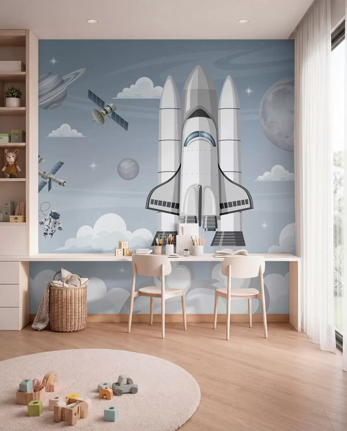 Papier peint Voyage spatial w04197
