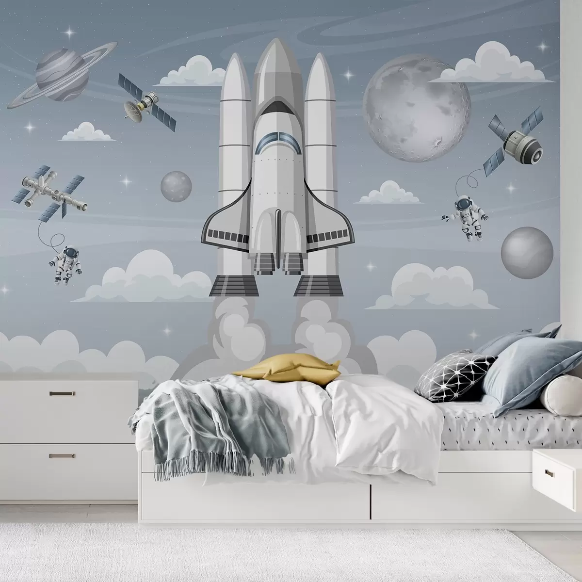 Papier peint Voyage spatial w04197