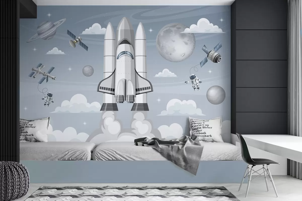 Papier peint Voyage spatial w04197